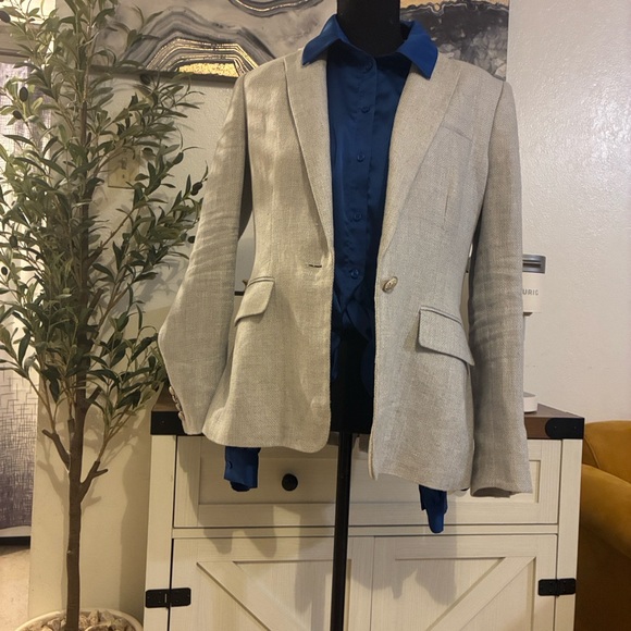 Guess Blue Satin Blouse - Picture 9 of 9